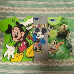 ミッキーマウス Tシャツ3枚セット 100cm