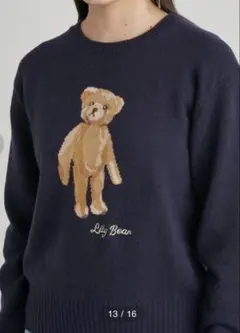 期間限定大幅値下げ【美品】Lily Bearプルオーバー　ネイビー
