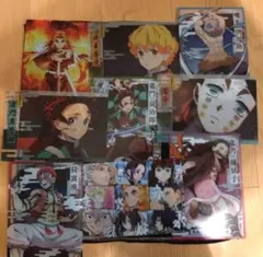 鬼滅の刃 クリアビジュアルポスター　+　クリアファイル（進研ゼミ）セット
