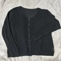 Bou Jeloud ボタン付き黒カーディガン