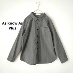 アズノゥアズ★めがね刺繍ブラウス　グレー系Fのサムネイル