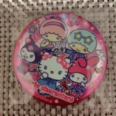 サンリオ　キラキラBIG缶バッジ2　ハローキティ　キキララ　マイメロディ　クロミ