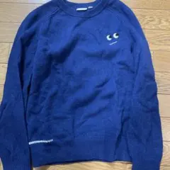 ANYA HINDMARCH ユニクロネイビー セーター 160