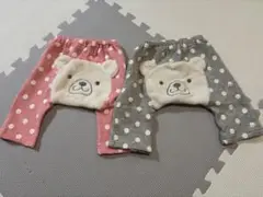 60〜70cm くまさんズボン　２枚セット