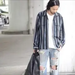 7x7 SEVEN BY SEVEN GUATEMALA SHIRT ストライプ