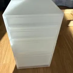 3点セット★ポリプロピレン 小物収納ケース 引き出し二段•中•大　各1点ずつ