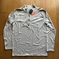 【新品未使用】タグ付きJUNCLUB ハイネックハーフジップ　グレー　ＬＬのサムネイル