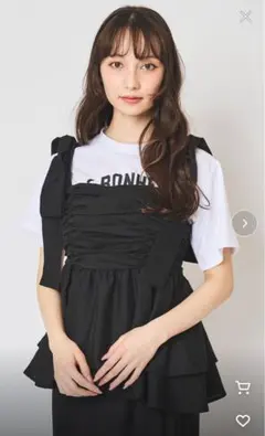 31 Sons de mode 肩リボンフロントギャザーセットアップのサムネイル
