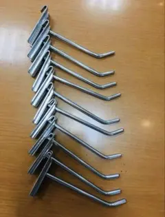 金属製ワイヤーラック用フック10本セット