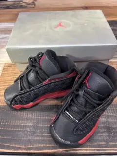 Jordan キッズスニーカー ブラック/レッド