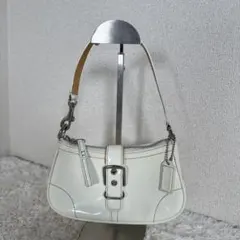 希少》LOEWE ワンショルダーバッグ 白 アナグラム - メルカリ