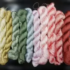 織物、組紐、刺繍手芸用絹糸409