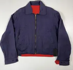 50s リバーシブル 千鳥格子 ギャバジャン CROWNジップ ジャケット 中古】☆50s Jack a Teens リバーシブルギャバジャン 肩幅約47cm