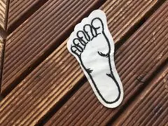 【70's 左足 ワッペン】