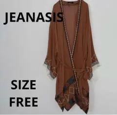 ジーナシス　JEANASIS カーディガン　オルテガ　ネイティブ　カジュアル