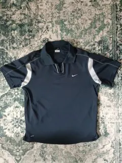 NIKE ポロシャツ DRI-FIT ネイビー Mのサムネイル