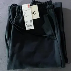 スウェット ワイドパンツ