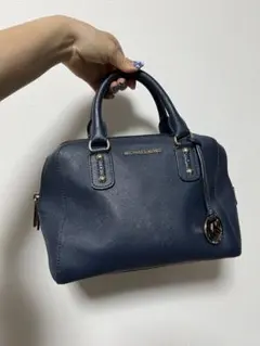 マイケルコース　ハンドバッグ　ネイビー