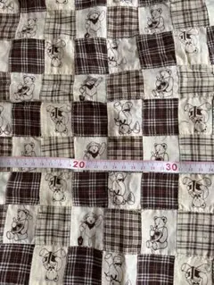 クマさんパッチワーク⭐︎約95cm✖️95cm