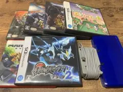 ポケモン ニンテンドー3DSソフトセット　まとめ売り　➕ジャンク1つ ニンテンドー3DS ブルー ジャンク品 ＋ポケモンソフトまとめ売り