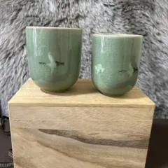 韓国陶窯　夫婦湯呑み