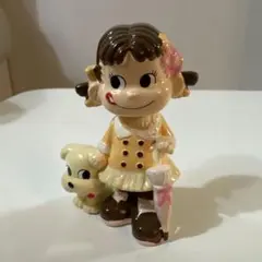 昭和レトロ 第一勧業銀行 のばらちゃん ソフビ 貯金箱 非売品