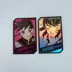 鬼滅の刃　伊之助　カナヲ　ホロカード