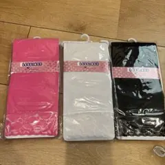 レギンス 3色セット ピンク ホワイト ブラック