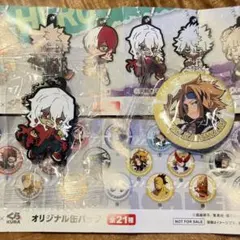 ヒロアカ ラバーキーホルダー＆缶バッジセット