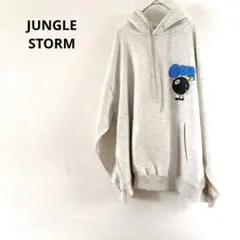 JUNGLESTORM　パーカー 　キャラクタープリント　 オーバーサイズのサムネイル