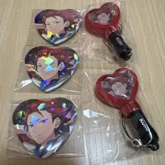 あんスタ　スタライ缶バッジ　ミニペンライト　紅郎5点セット