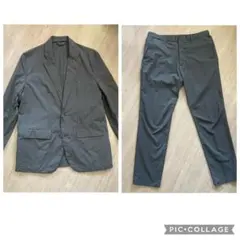 ワークマン　ソロテックス　ワークスーツ　グレー上下L・LL ・ワイシャツ　LL