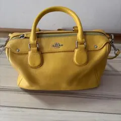 PRADA ミニボストンバック 三角ロゴ ナイロン イエロー - メルカリ