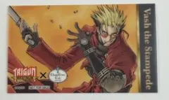 レガシーカフェ トライガン TRIGUN 予約特典クリアカード ヴァッシュ