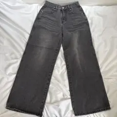 shein ワイドレッグジーンズ