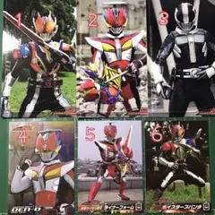 6点セット　仮面ライダー電王　ブロマイド　カード　野上良太郎　モモタロス