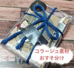 コラージュ素材おすそ分け(紙もの50枚以上)ダーク系