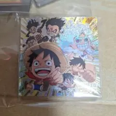 ONE PIECE 大海賊シールウエハース　ルフィ　SGR log.10