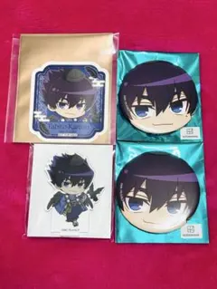 ブルーロック smile base cafe アクスタ 缶バッジ 特典 烏旅人