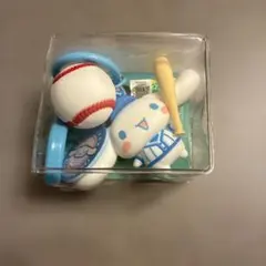 シナモンロール　スポーツマスコット　透明ポーチ付き