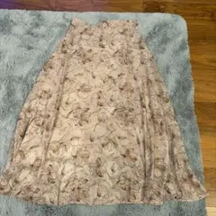 カ*イ様 ハニーズ　ロング花柄フレアスカート ピンク系