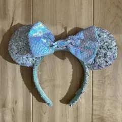 ミッキー型スパンコールカチューシャ