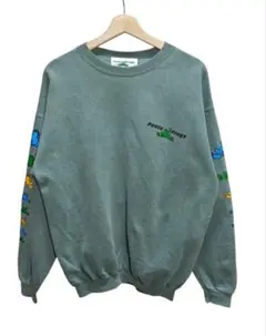 Peace Frogs ピースフロッグス 両袖カエルプリント スウェット