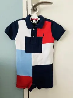 Ralph Lauren マルチカラーロンパース 18M