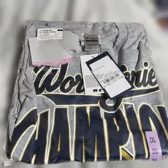 ち*ん様 ドジャース ワールドシリーズ 2025 優勝記念ビッグロゴ Tシャツ2