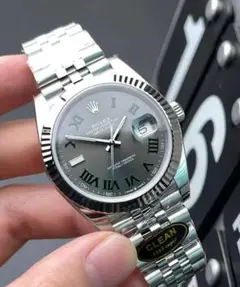 ROLEX Datejust グレー文字盤