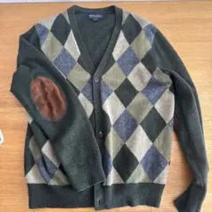 Brooks Brothers アーガイル ニットカーディガン Lのサムネイル