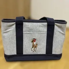 Polo Ralph Lauren トートバッグ グレー ネイビーのサムネイル
