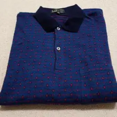 dunhill ウールポロシャツ ネイビー/レッド 102cmのサムネイル