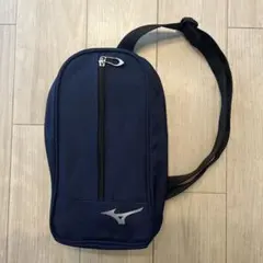 MIZUNO ミズノ シューズケース ボディーバッグ　ショルダーバッグ　ネイビー